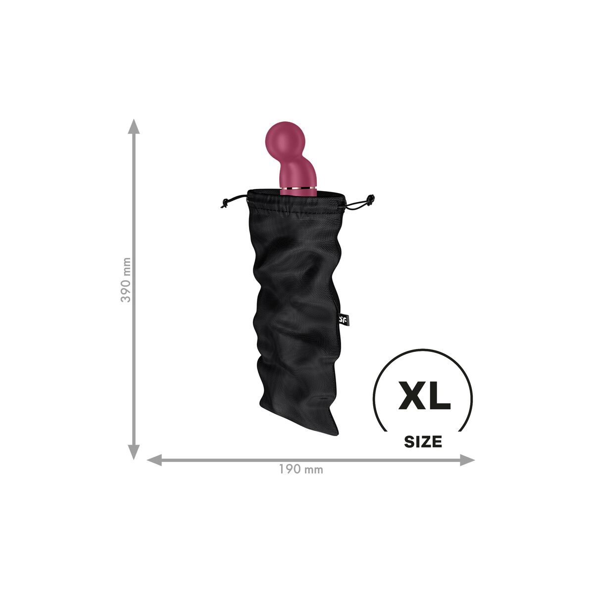 Eroottinen Lisävaruste Satisfyer Treasure Musta XL